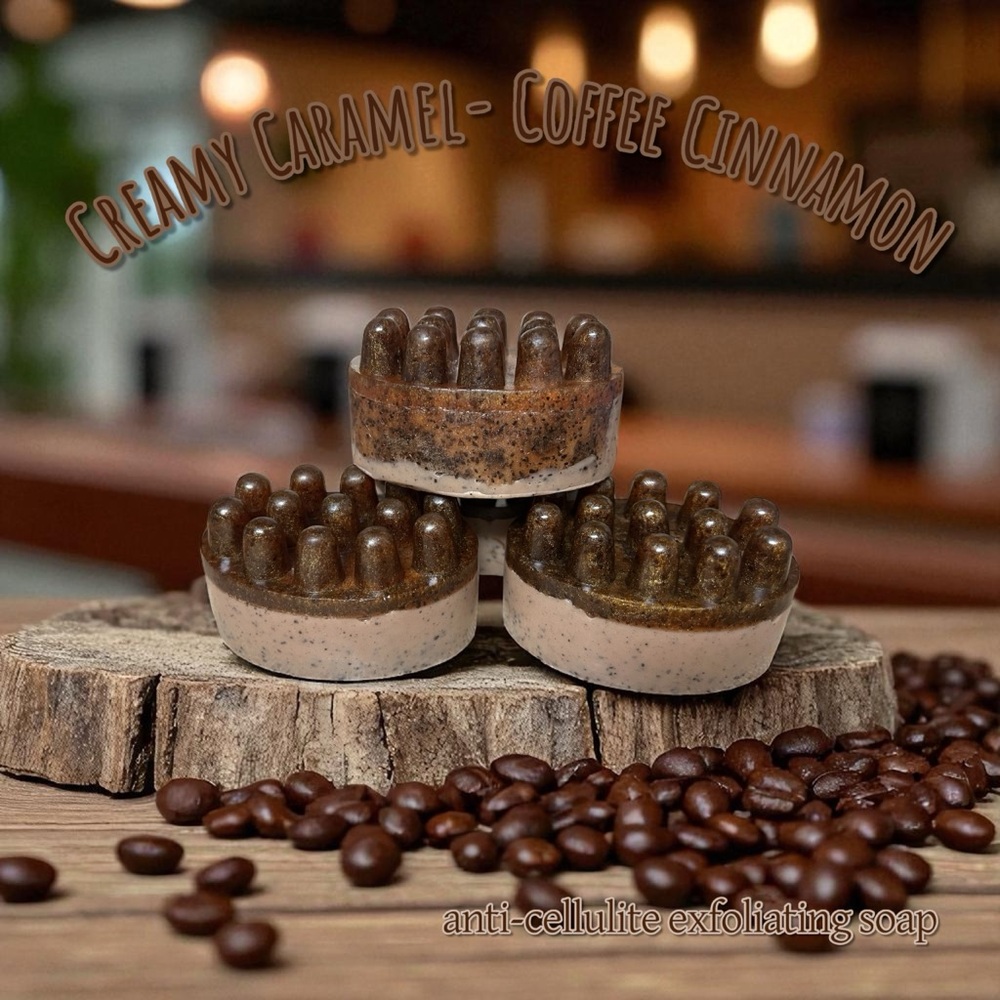 Creamy Caramel Coffee Cinnamon Soap